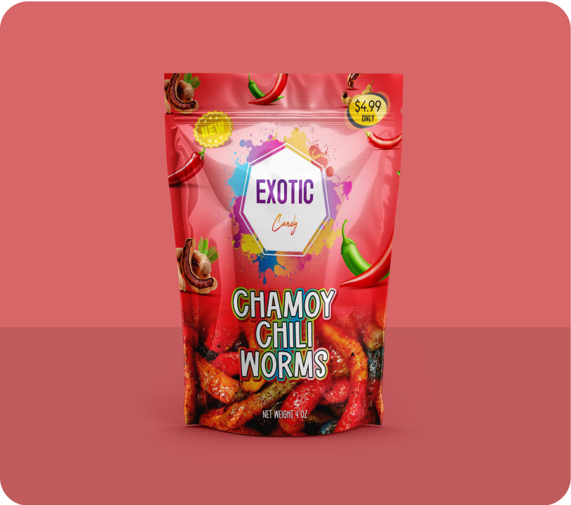 Custom Printed Chamoy Packaging | The Bags Lane